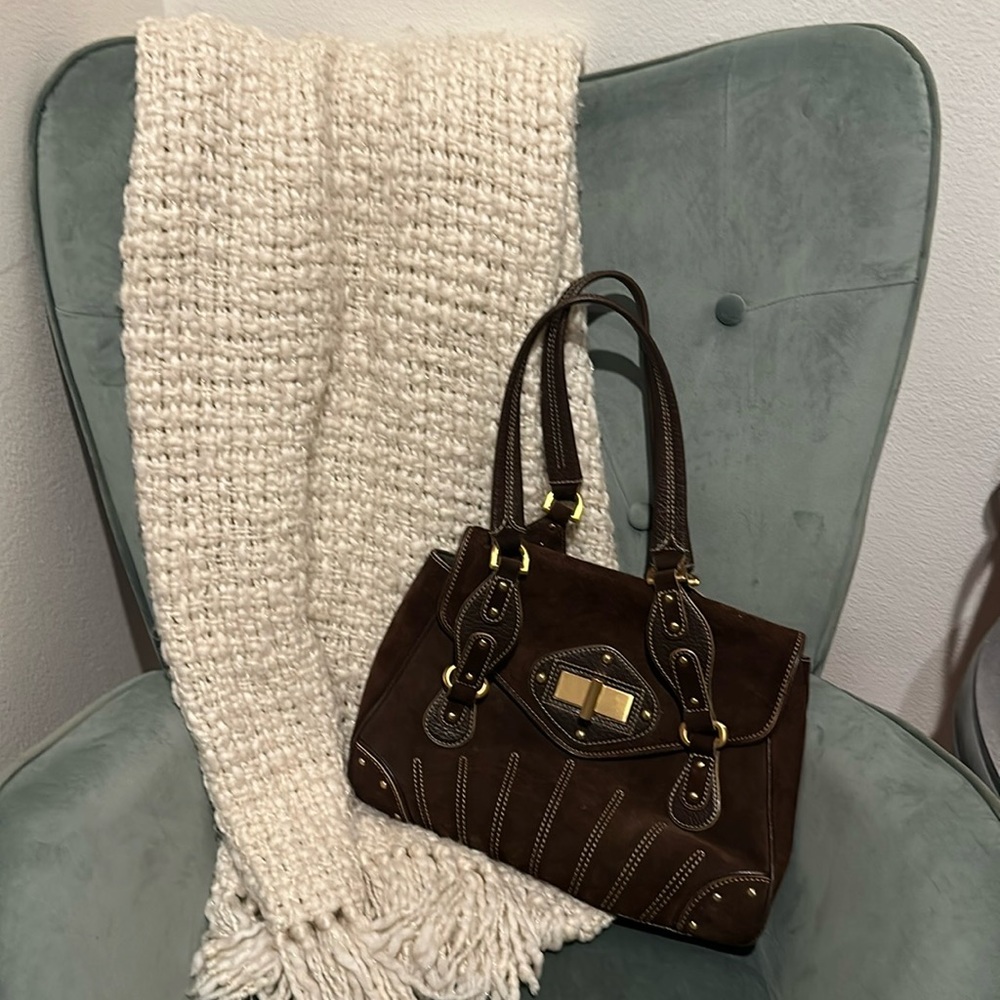 Maxx New York suede brown bag.